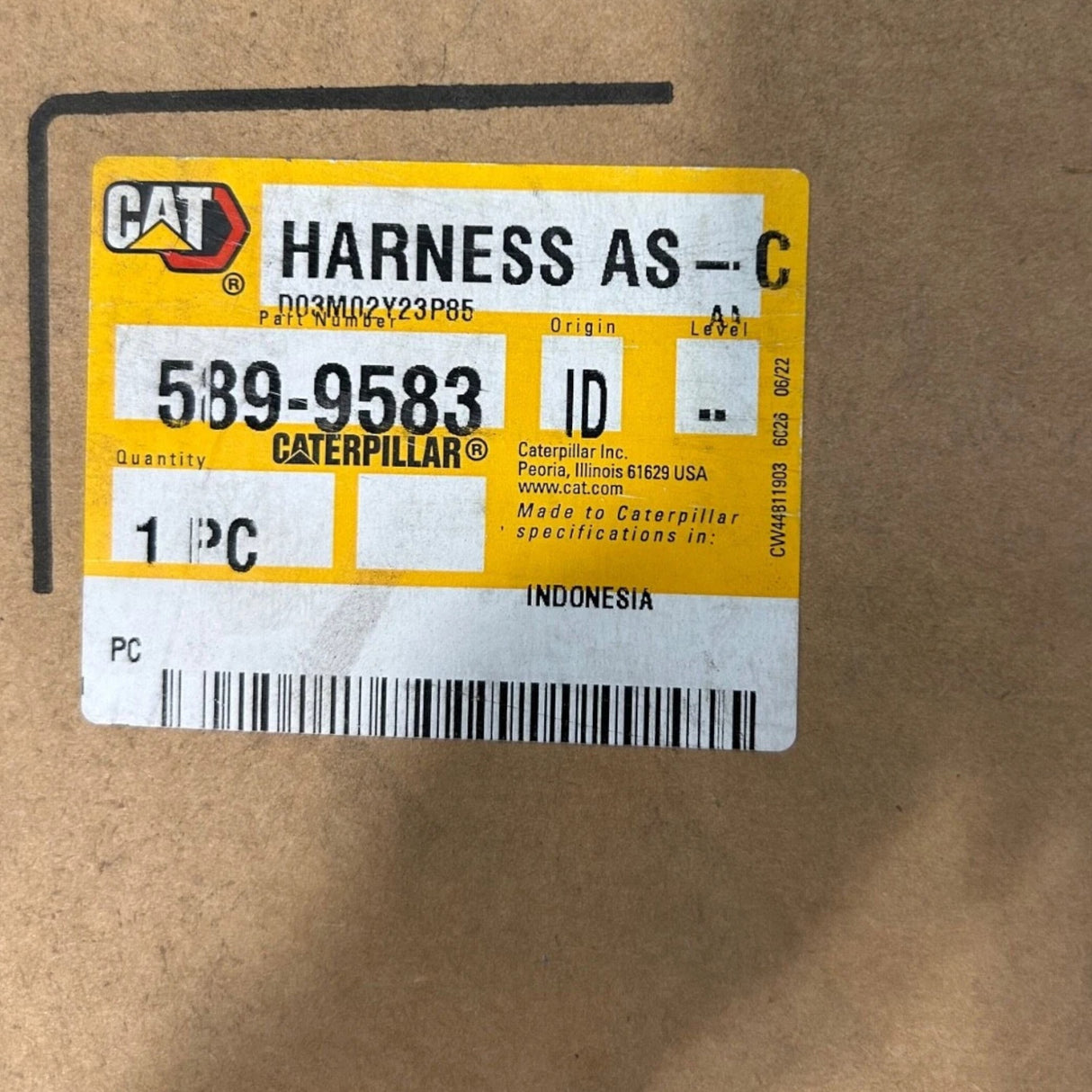 589-9583 Genuine CAT Chassis Wiring Harness