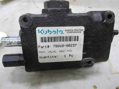 70060-00237 Kubota Hudraulic Valve - Truck To Trailer