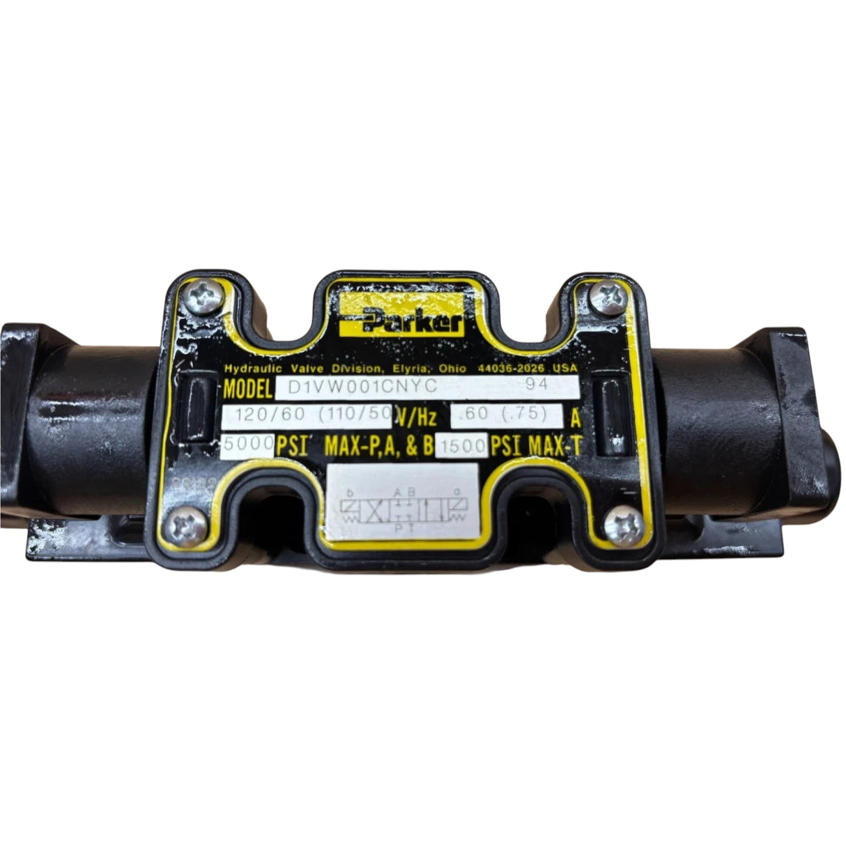 D1VW001CNYC Genuine Parker Valve Hydraulic Directional Control 120/60 - 110/50V