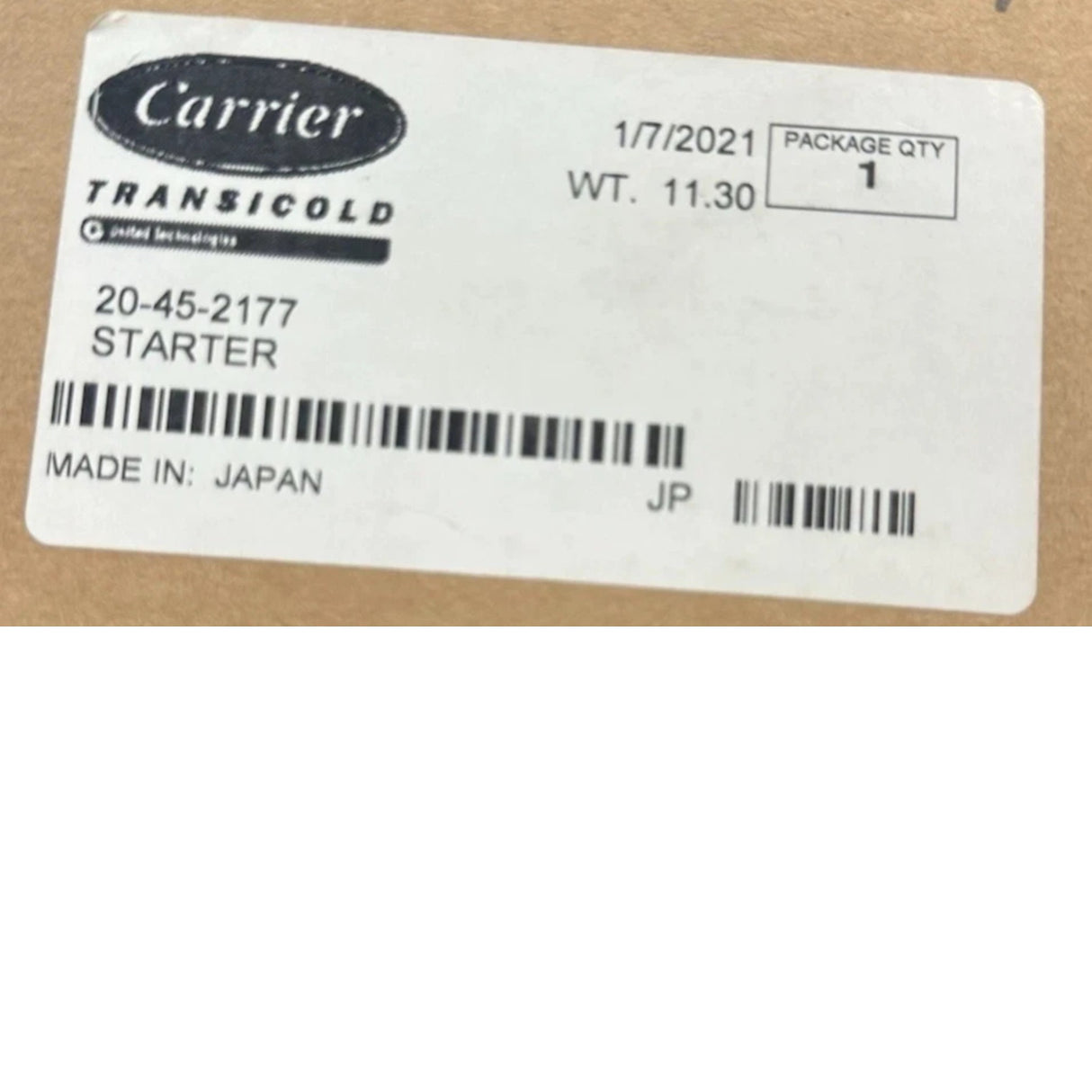 20-45-2177 Genuine Carrier Starter Motor 12V