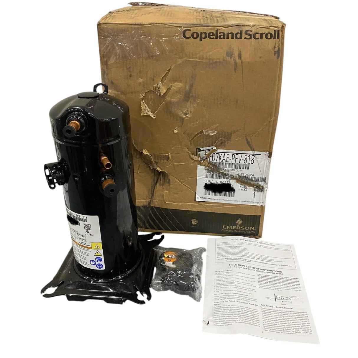 ZF07KAEPFV818 Genuine Copeland Scroll Compressor