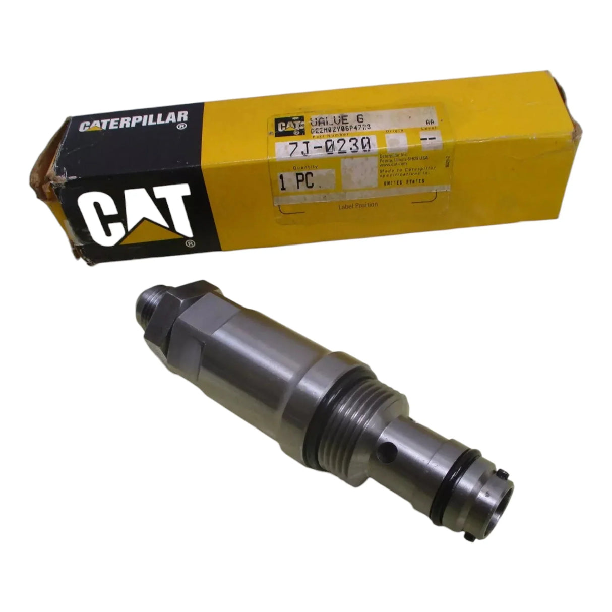 7J-0230 Caterpillar Hydraulic Unloading Valve - Truck To Trailer