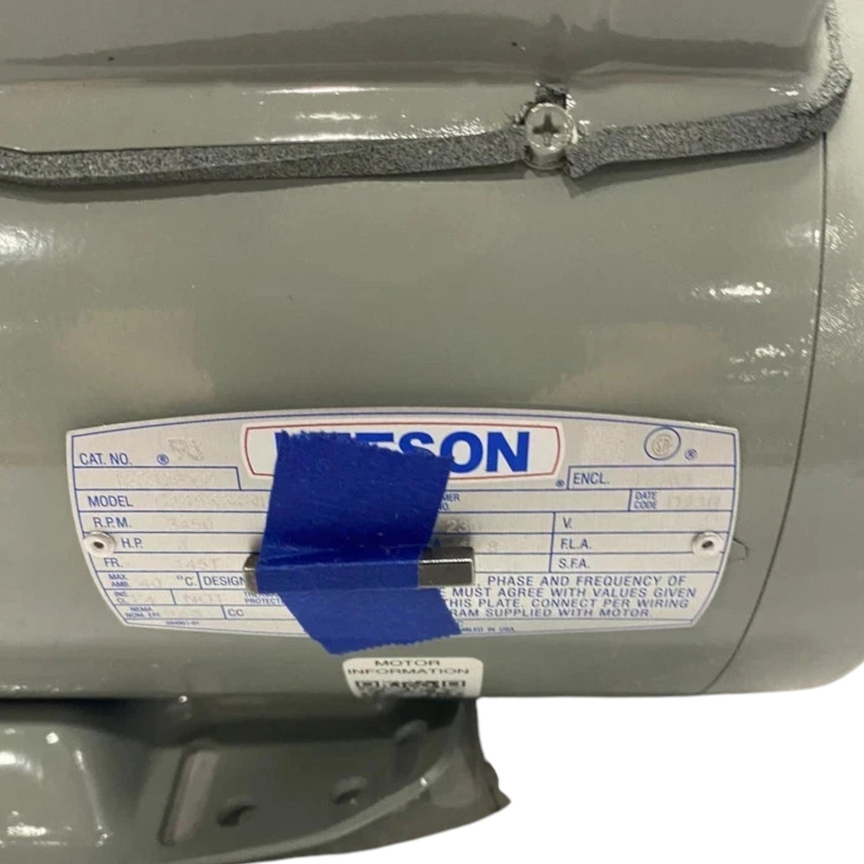 120376.00 Genuine Leeson Fan Blower Motor 230V HP3