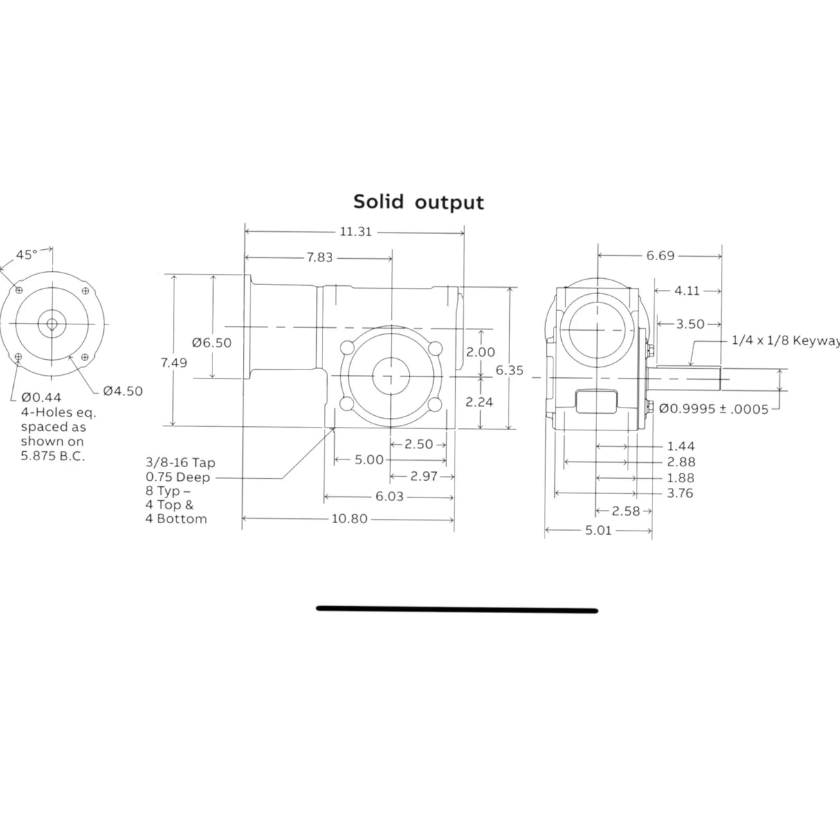 202A10L14 Dodge Tigear-2 Series Reducer - Truck To Trailer