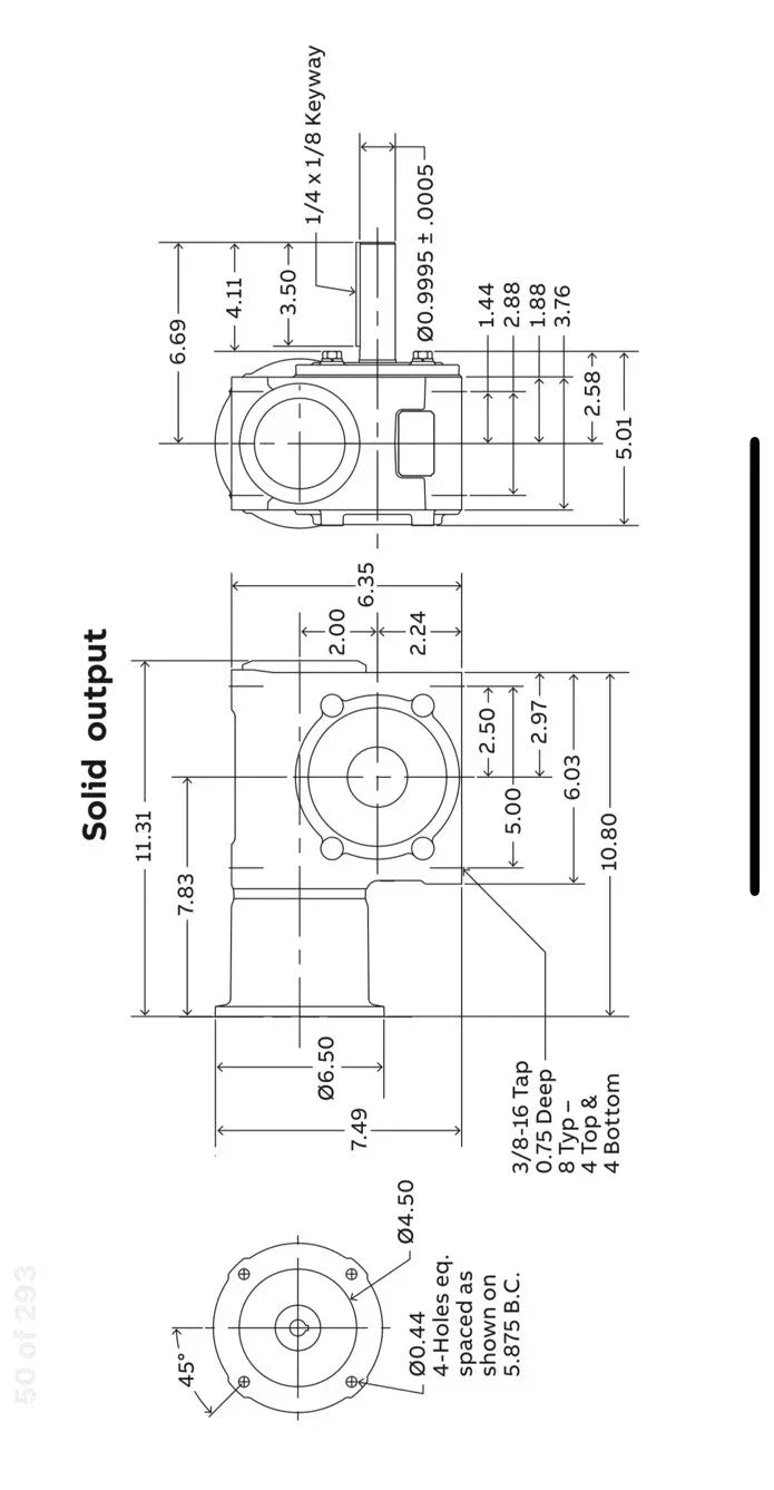 202A10L14 Dodge Tigear-2 Series Reducer - Truck To Trailer