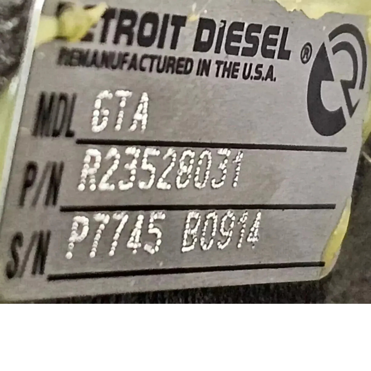 R23528031 Genuine Detroit Diesel Turbocharger - Truck To Trailer