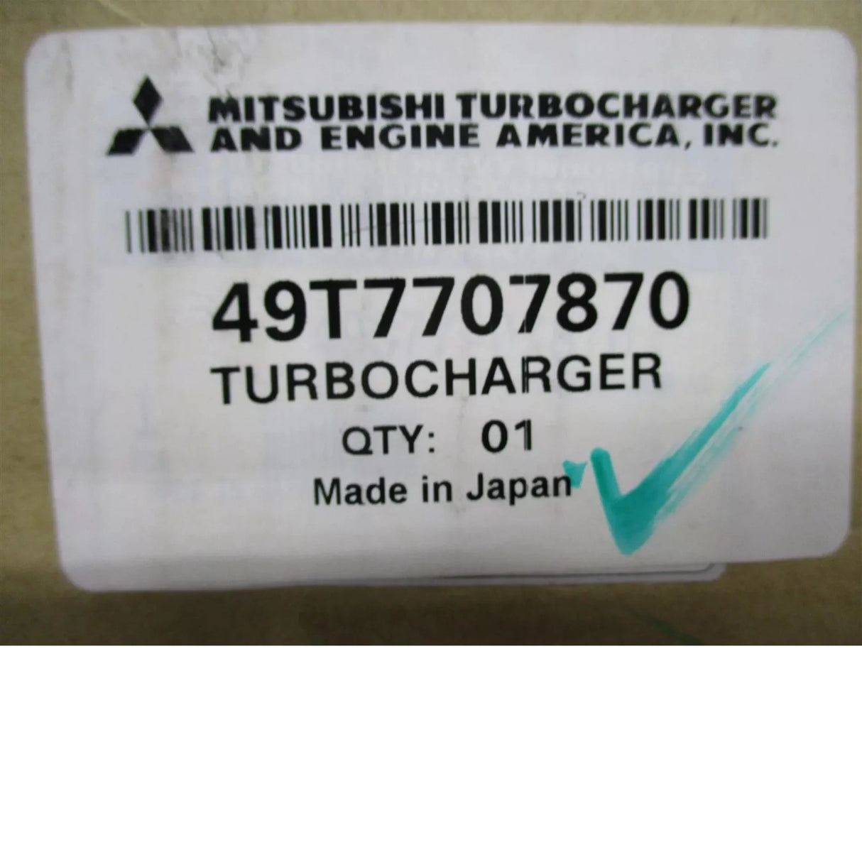 49T7707870 Mitsubishi Turbocharger TD04 - Truck To Trailer