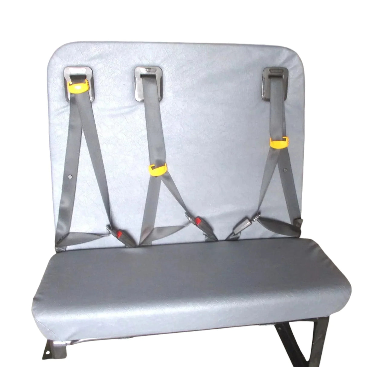 3778085C92 International Seat RH Bus Body 39 BTI 3-PT NL 42 Vinyl Gray N/ICS - Truck To Trailer