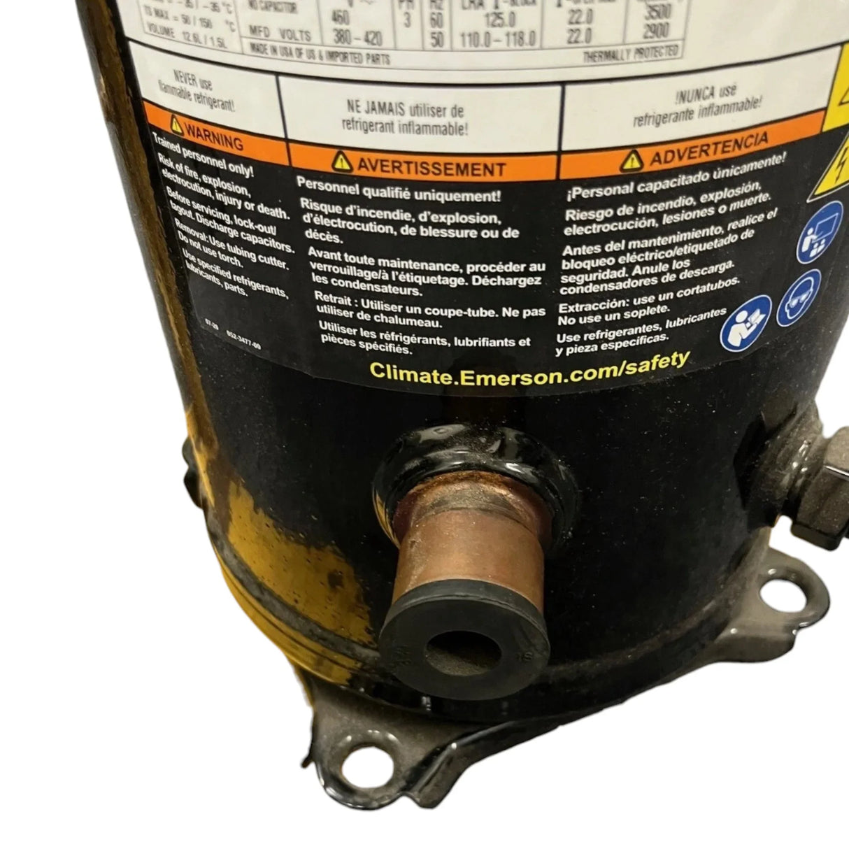 ZP120KCE-TFD-950 Copeland Scroll Compressor - Truck To Trailer