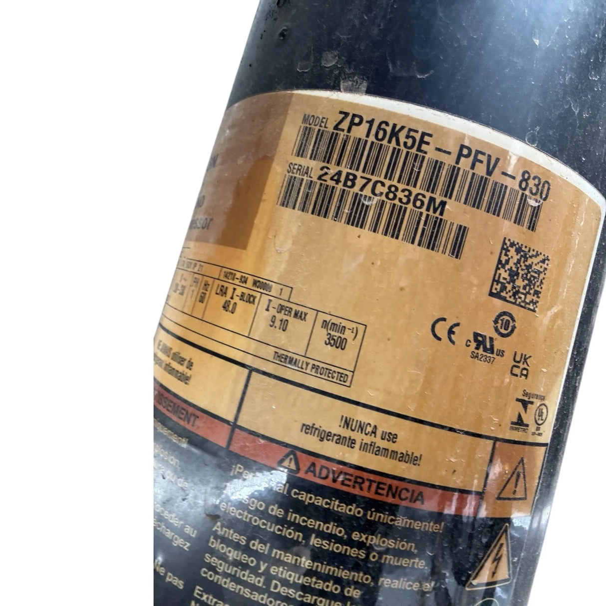 ZR42K5EPFV800 Genuine Copeland Scroll Compressor