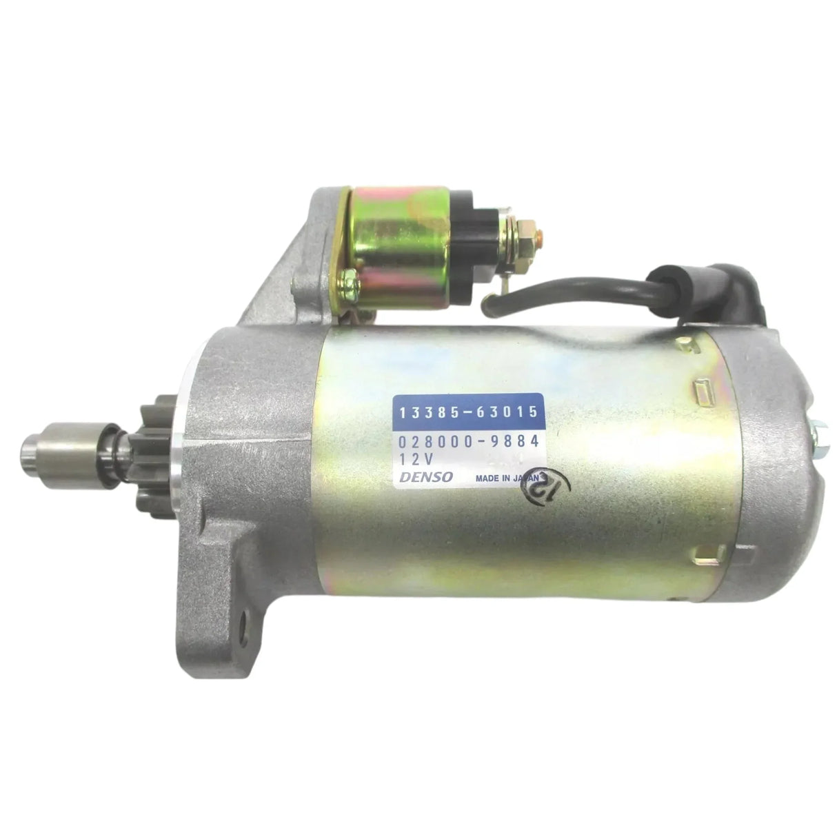 13385-63010 Kubota Starter 12V 10-T CCW Denso - Truck To Trailer
