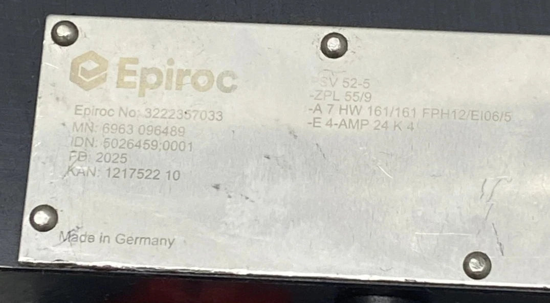 3222357033 Epiroc Direction Valve