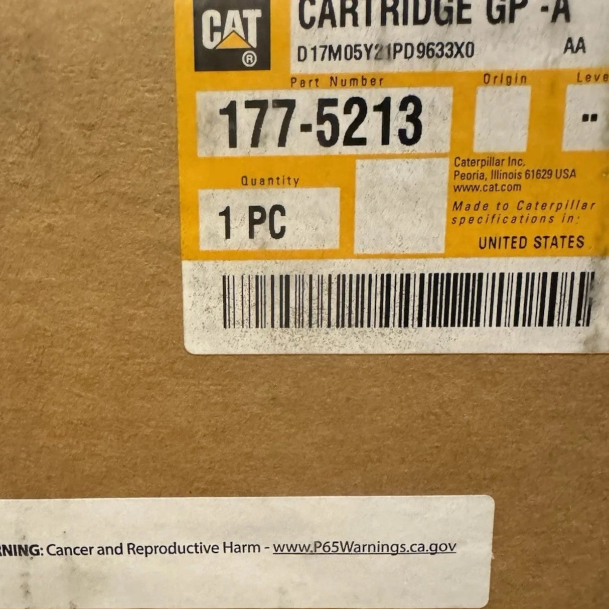 177-5213 Genuine CAT Turbocharger Cartridge GP - Truck To Trailer