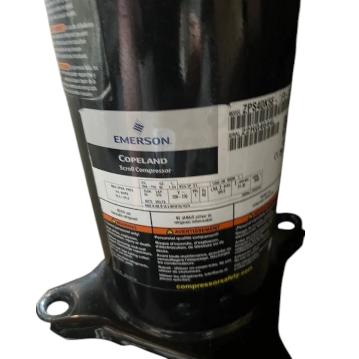 ZPS40K5E-PFV-130 Copeland Scroll Compressor - Truck To Trailer