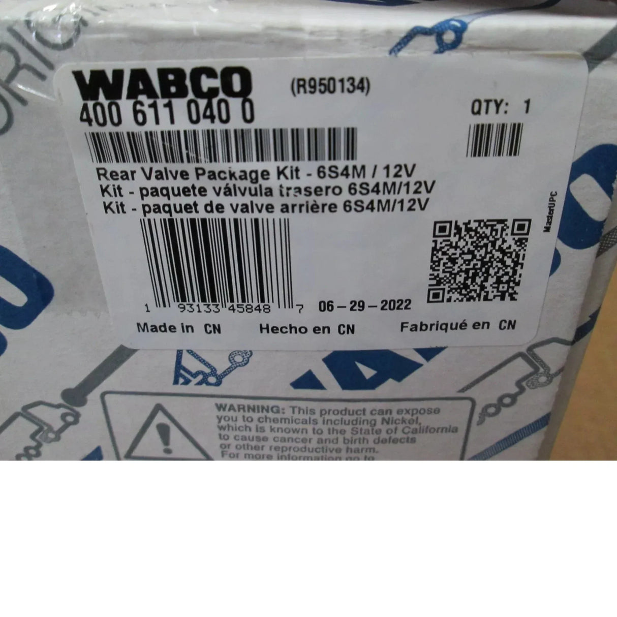 4006110400 Genuine Wabco ABS Modulator Valve 12V - Truck To Trailer
