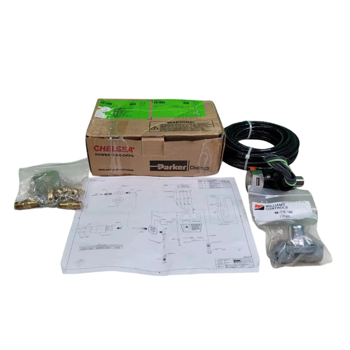 329874X Genuine Chelsea Air Electrical Kit 12V - Truck To Trailer