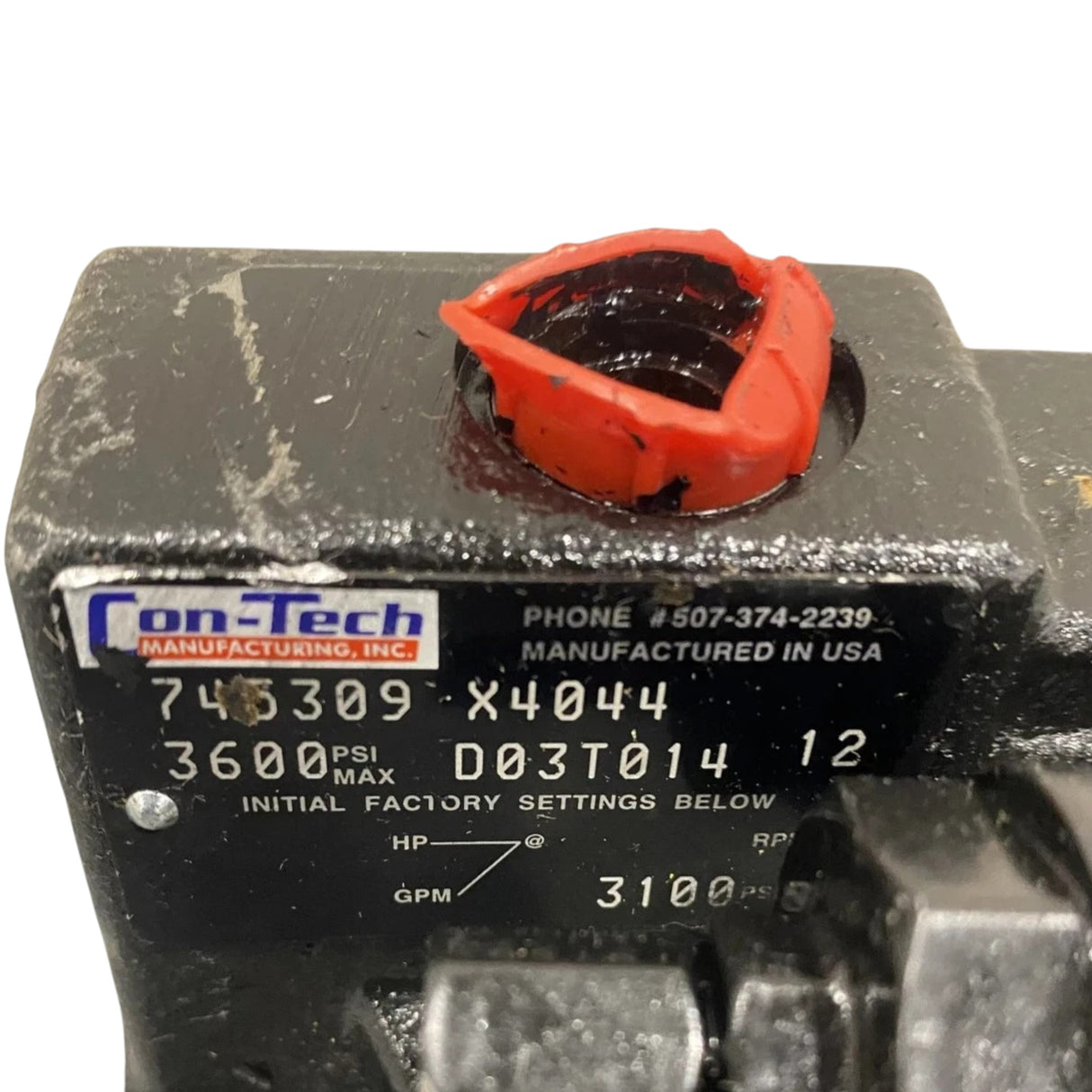 745309 Con-Tech Left Hand Compensator Pump With Rear Ports