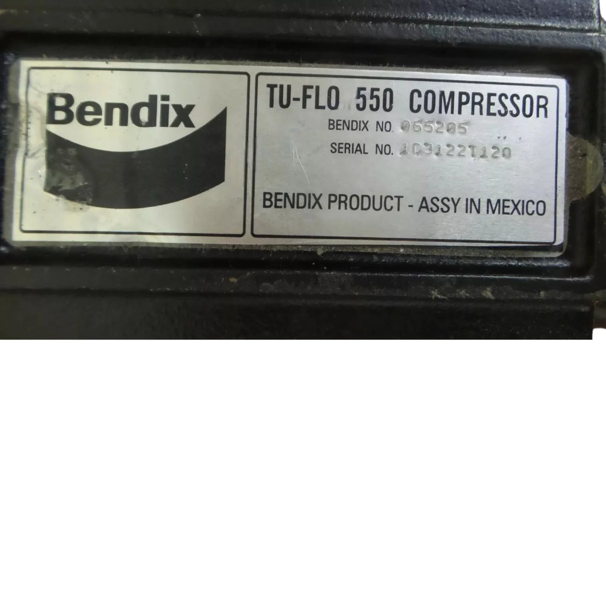 065205 Bendix Air Brake Compressor - Truck To Trailer