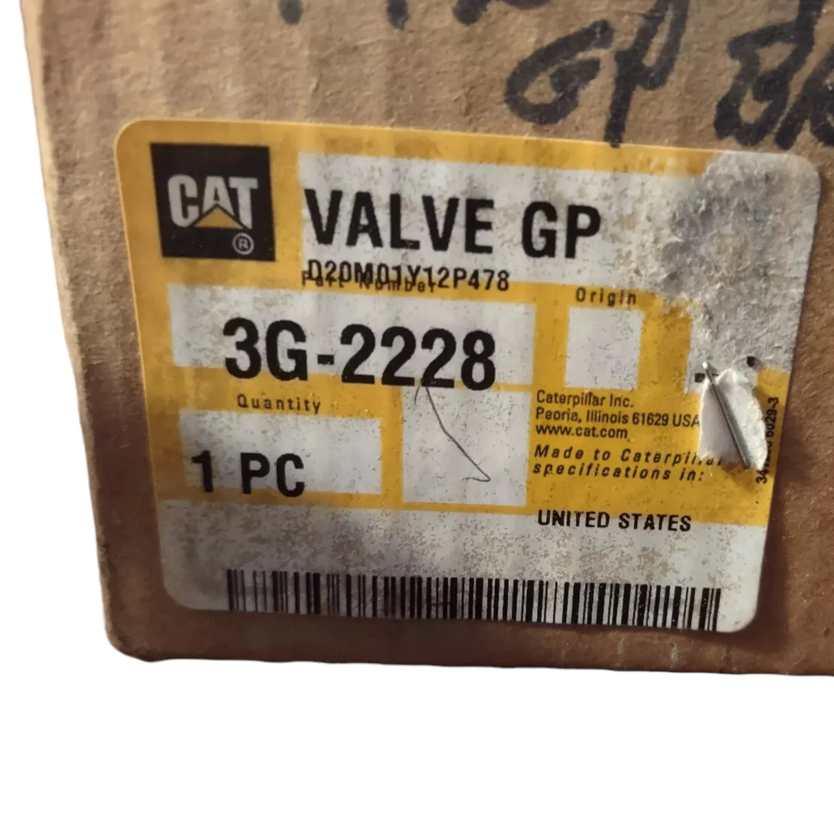 3G-2228 Caterpillar Valve GP Brake Control - Truck To Trailer