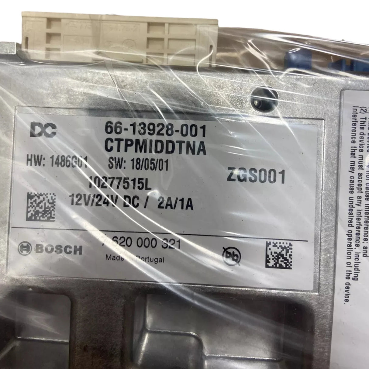 66-13928-001 Bosch Telematics Control Module Unit - Truck To Trailer