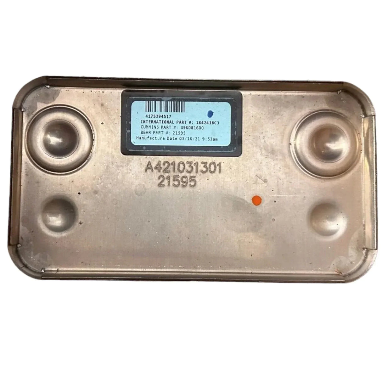 1842530C91 Genuine International Oil Cooler Heat Exchanger Kit - Truck To Trailer