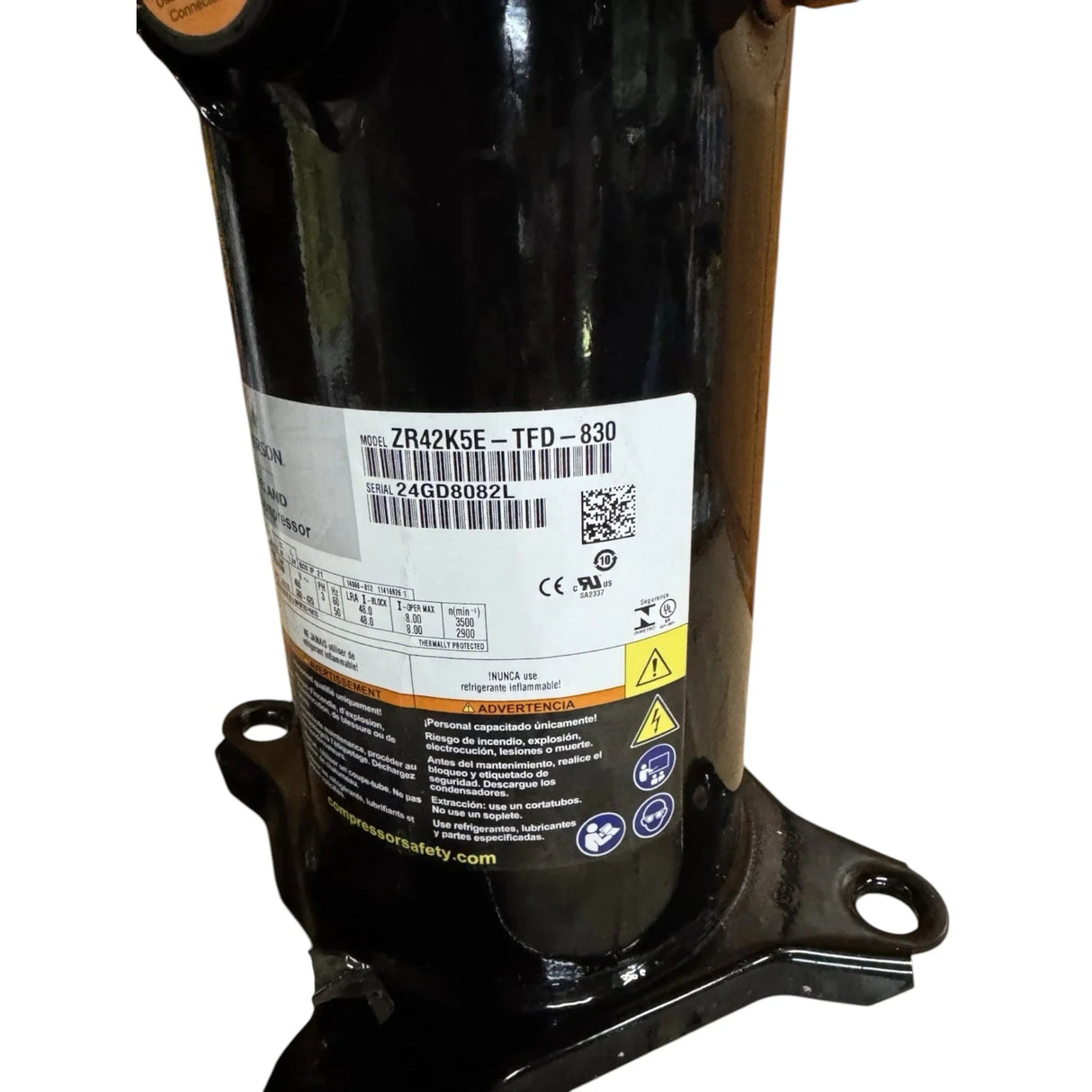 ZR42K5E-TFD-830 Copeland Scroll Compressor - Truck To Trailer