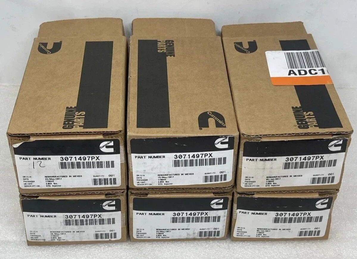 3064457 Genuine Cummins Set Of 6 Injectors - Truck To Trailer