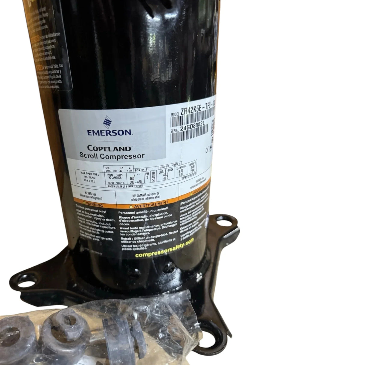 ZR42K5E-TFD-830 Copeland Scroll Compressor - Truck To Trailer