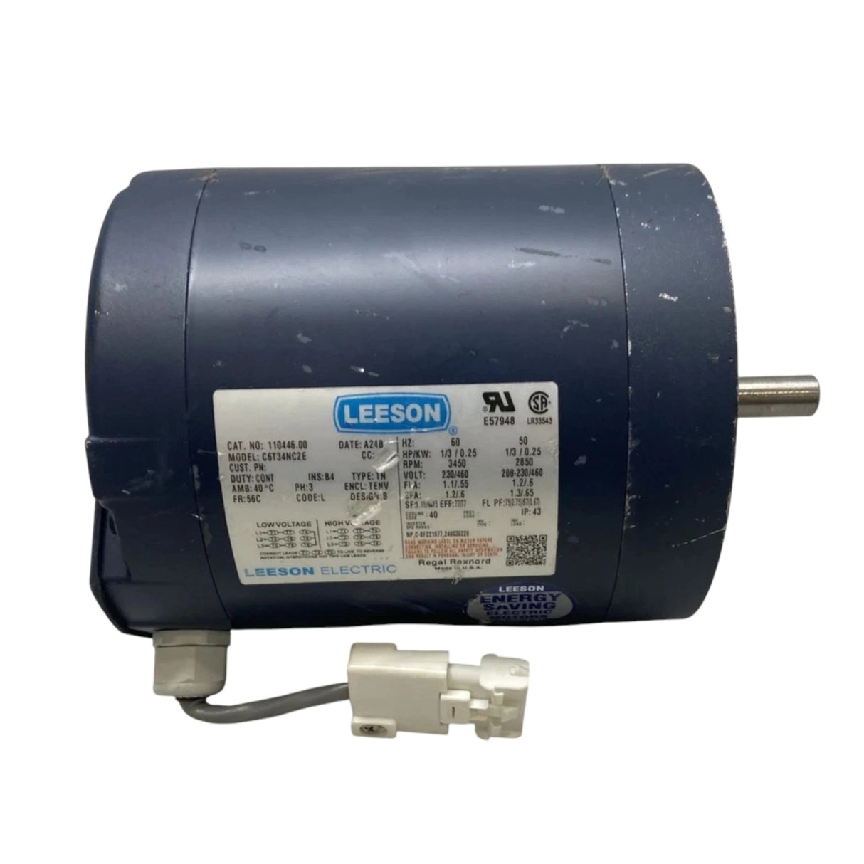 110446.00 Genuine Leeson General Purpose Motor 230-460V