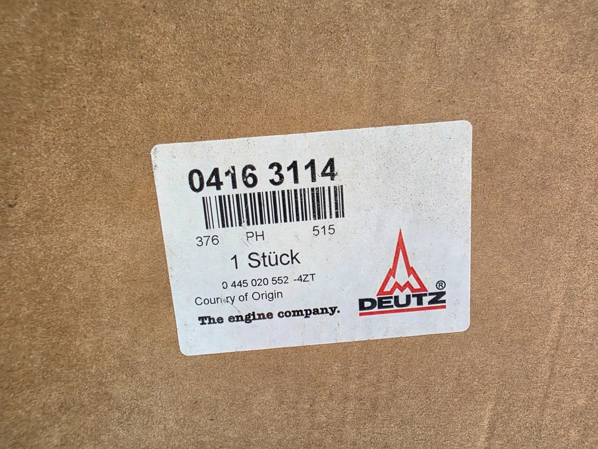 0416-3114 Genuine Deutz Engine High Pressure Fuel Pump