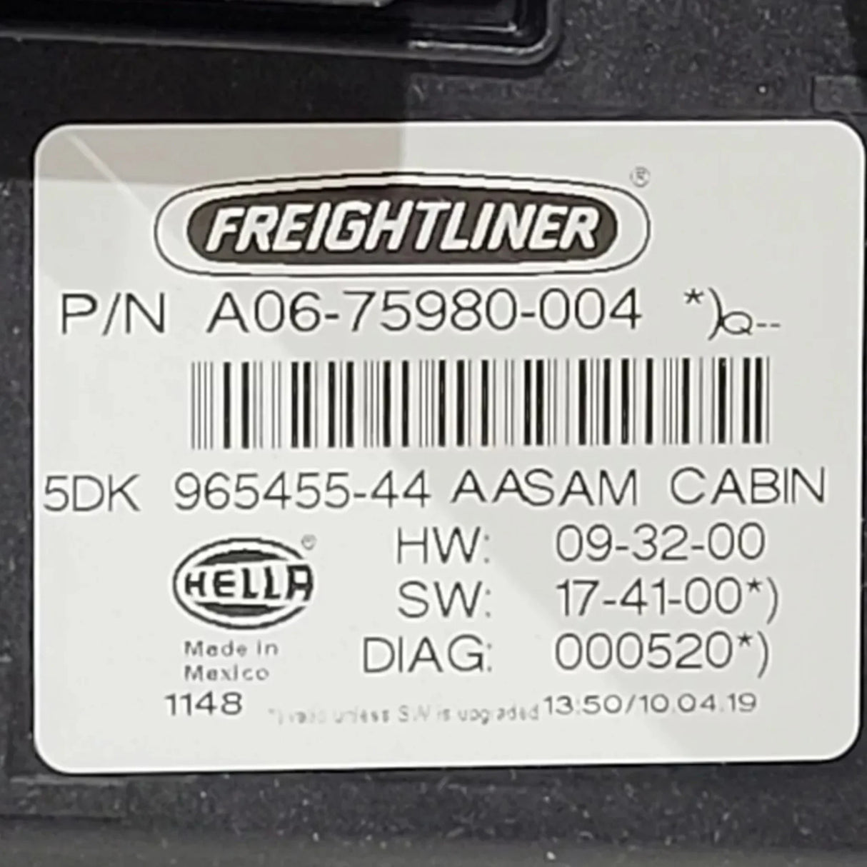 A06-75980-004 Freightliner Central Control Unit - Truck To Trailer
