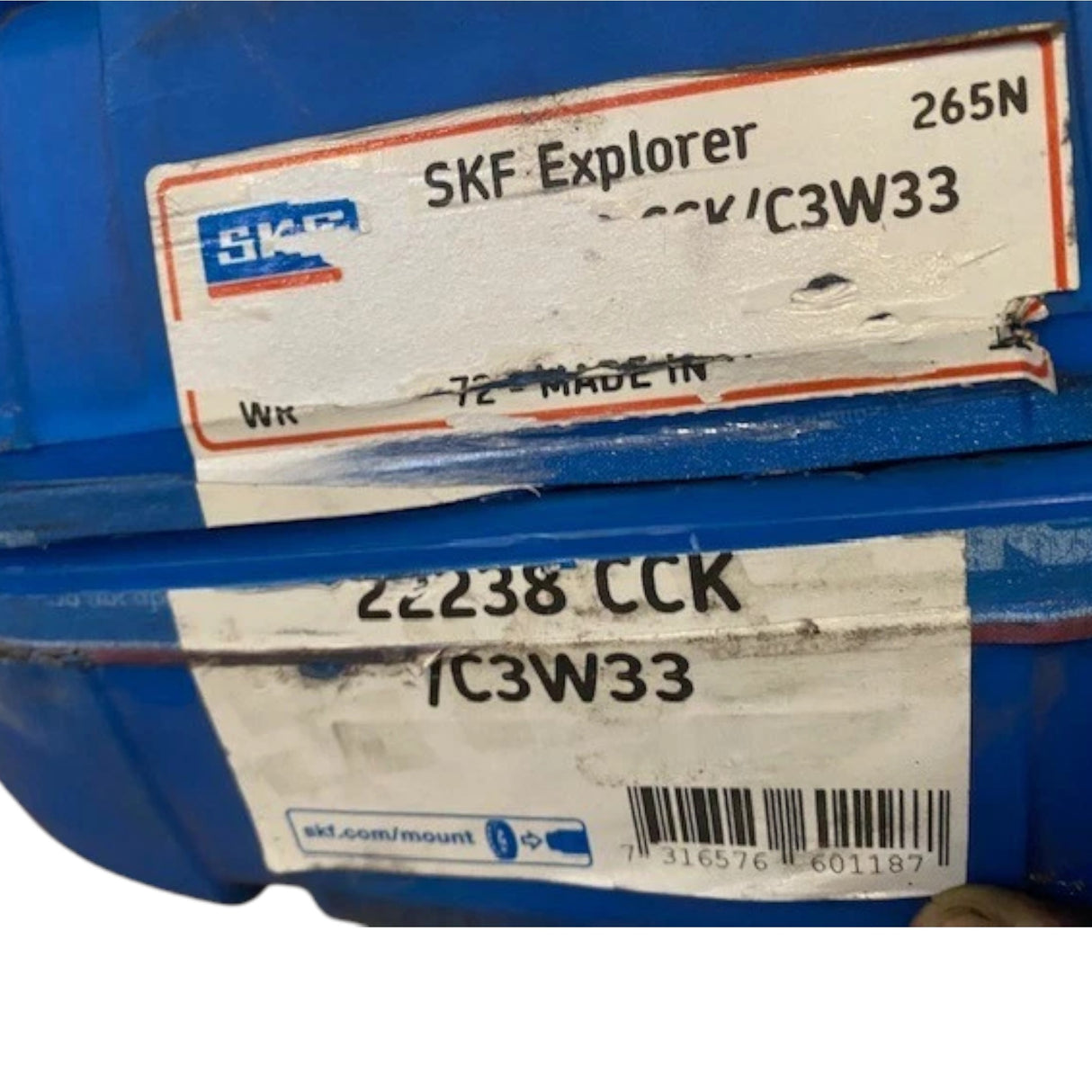 22238 CCK/C3W33 Genuine SKF Spherical Roller Bearing
