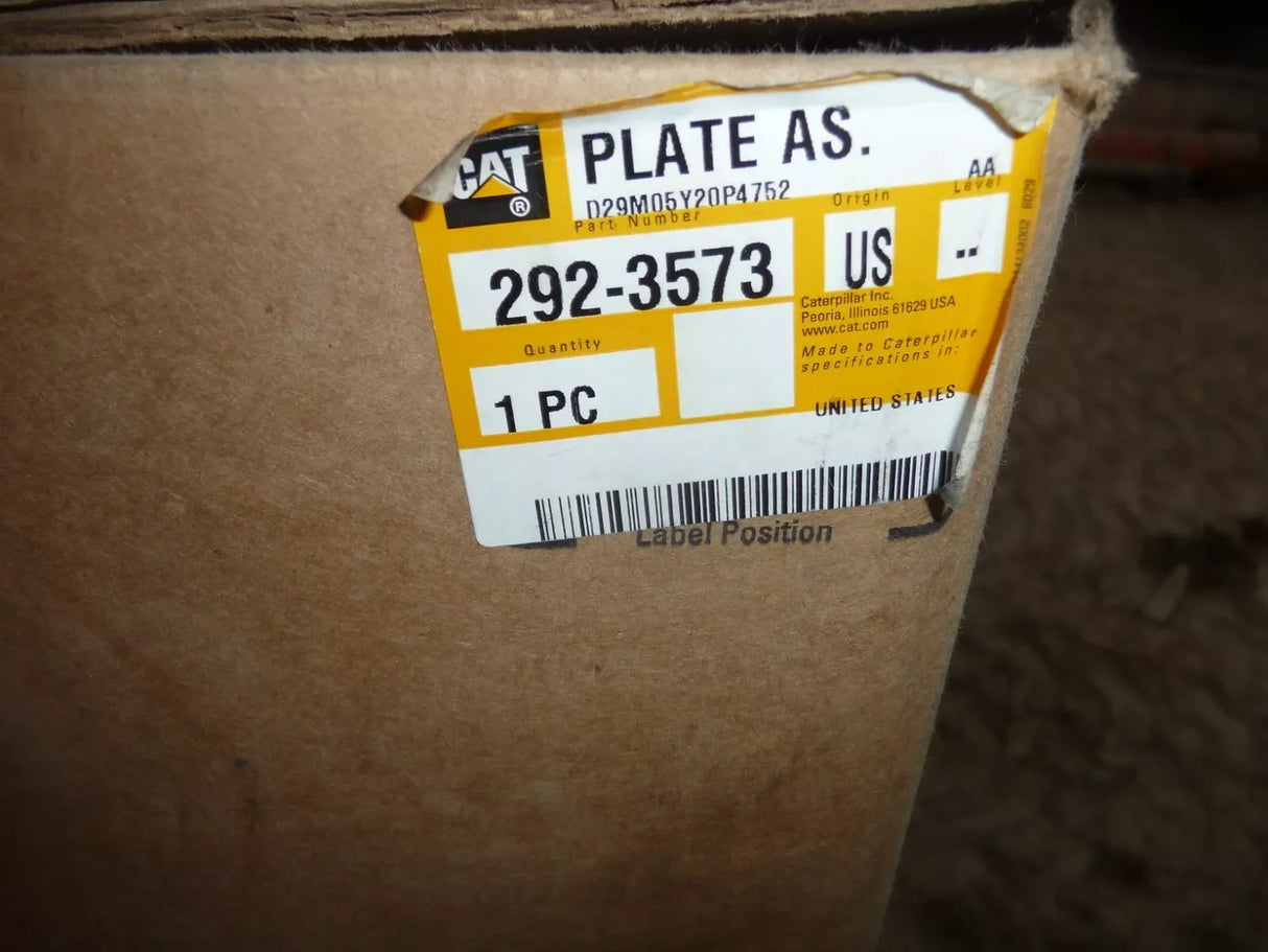 292-3573 CAT Plate AS - Truck To Trailer