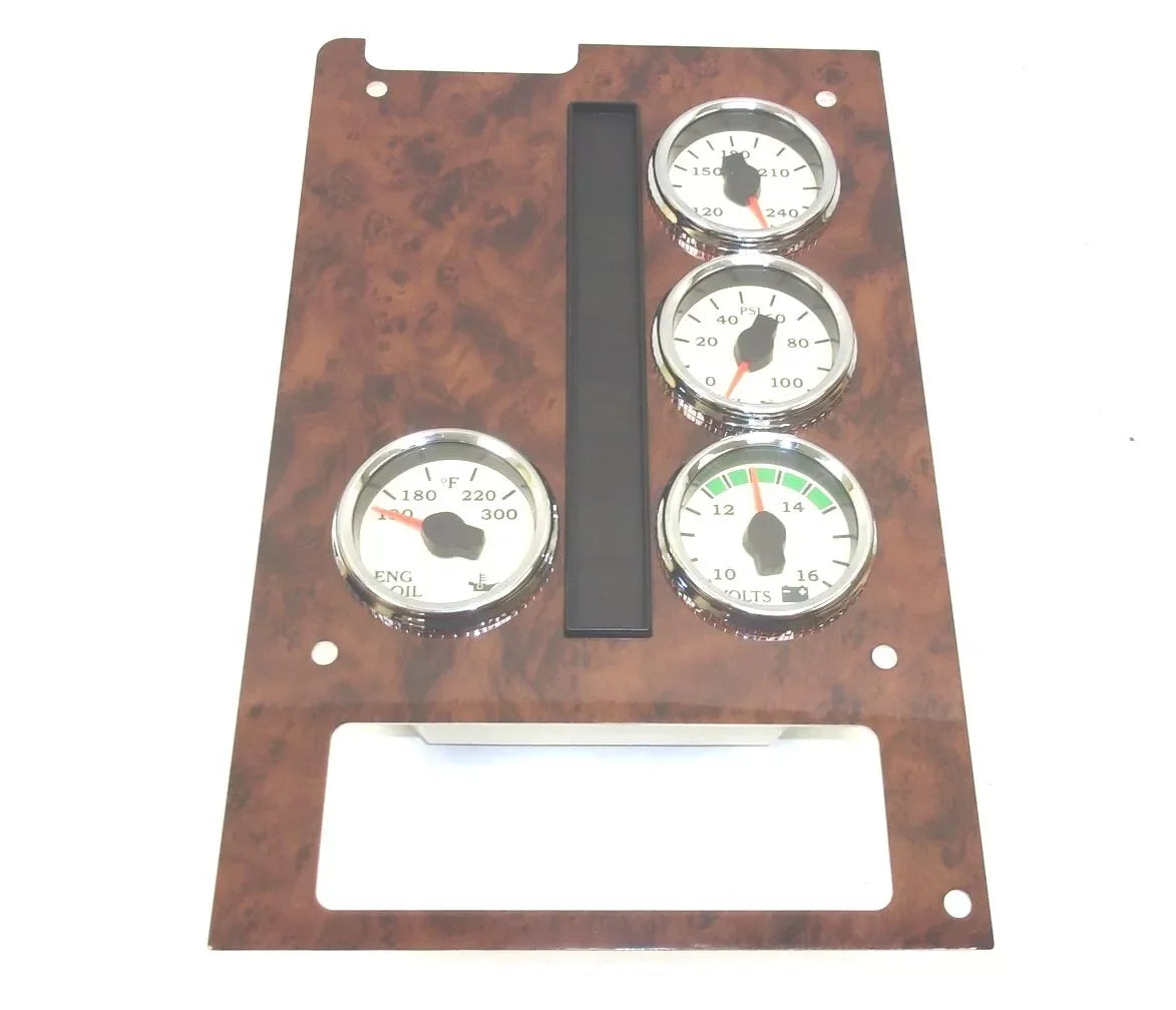 3998635C91 International Cluster Instrument Left Engine Coolant Temp Engine Oil Pressure - Truck To Trailer