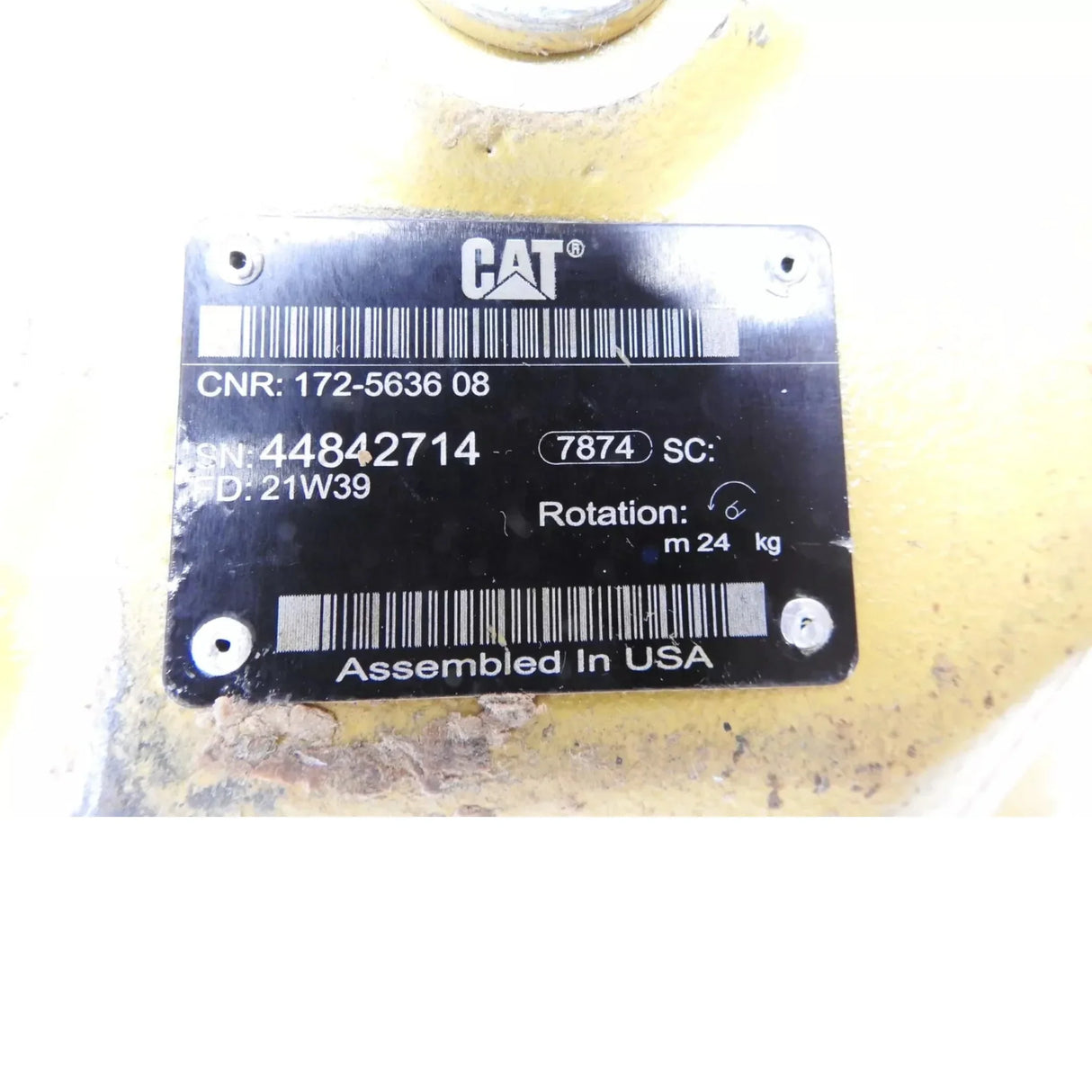 172-5636 Caterpillar Slipper Piston Pump - Truck To Trailer