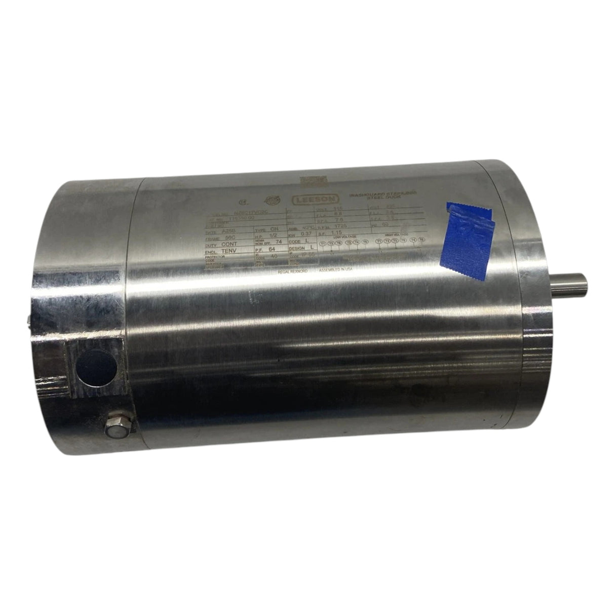 116350.00 Genuine Leeson Washdown 1/2 Hp Motor