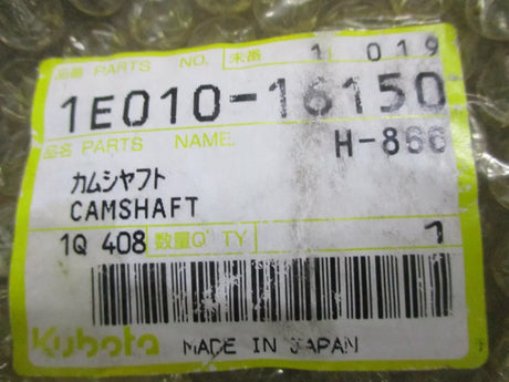 1E010-16150 Kubota Camshaft - Truck To Trailer