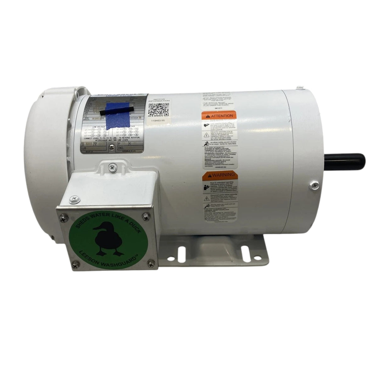 119463.00 Genuine Leeson Washdown Jet Pump Motor