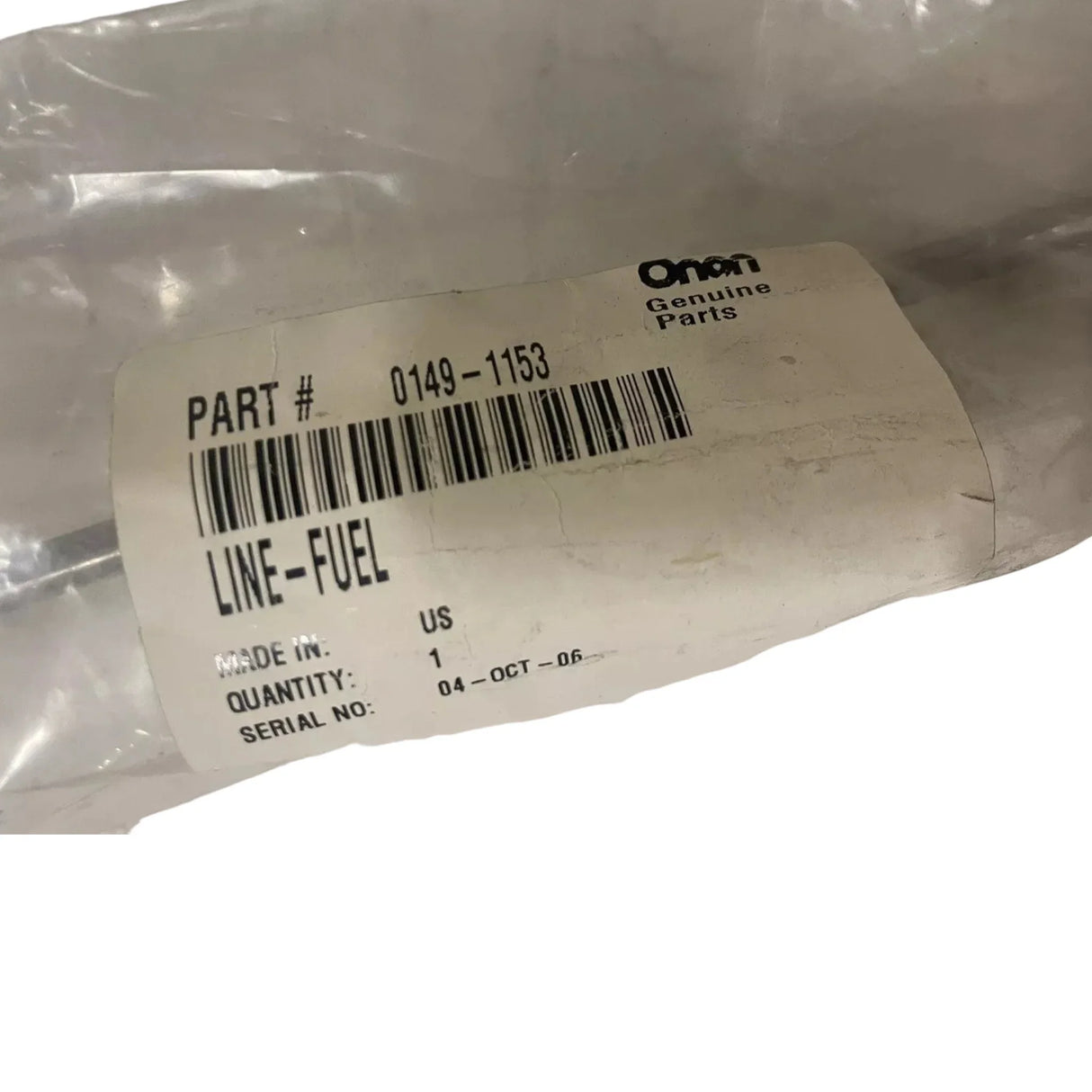 0149-1153 Cummins Fuel Injection Line - Truck To Trailer