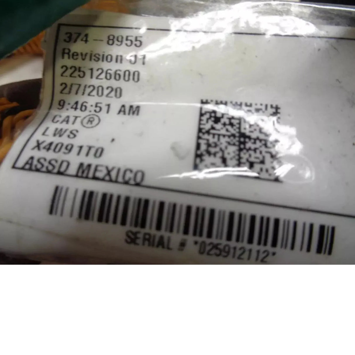 374-8955 Caterpillar Engine Wiring Harness - Truck To Trailer