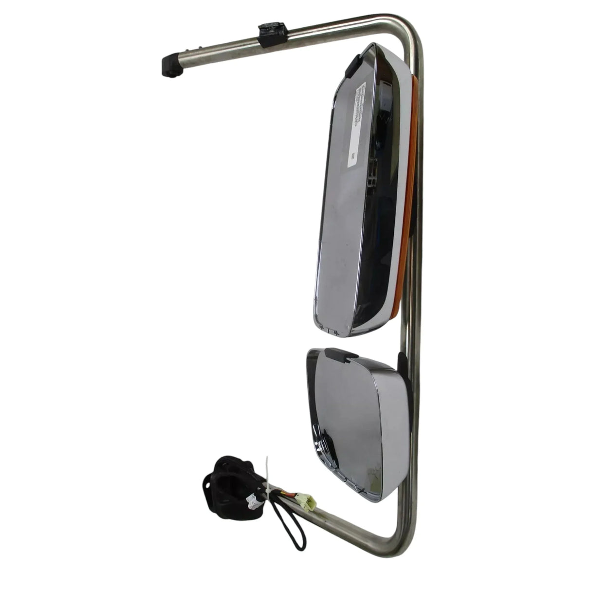 3757544C92 International Mirror Rear View Remote Heated Chrome LTD Right Hand Look Down Mirror - Truck To Trailer