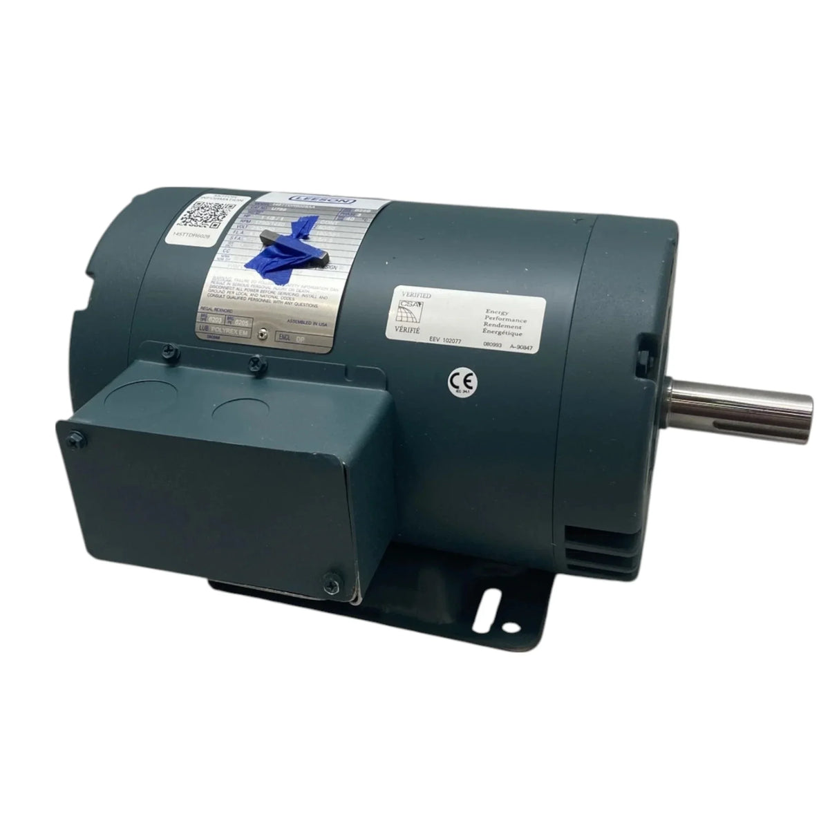 145TTDR6028 Genuine Leeson Three Phase General Purpose Electric Motor - Truck To Trailer