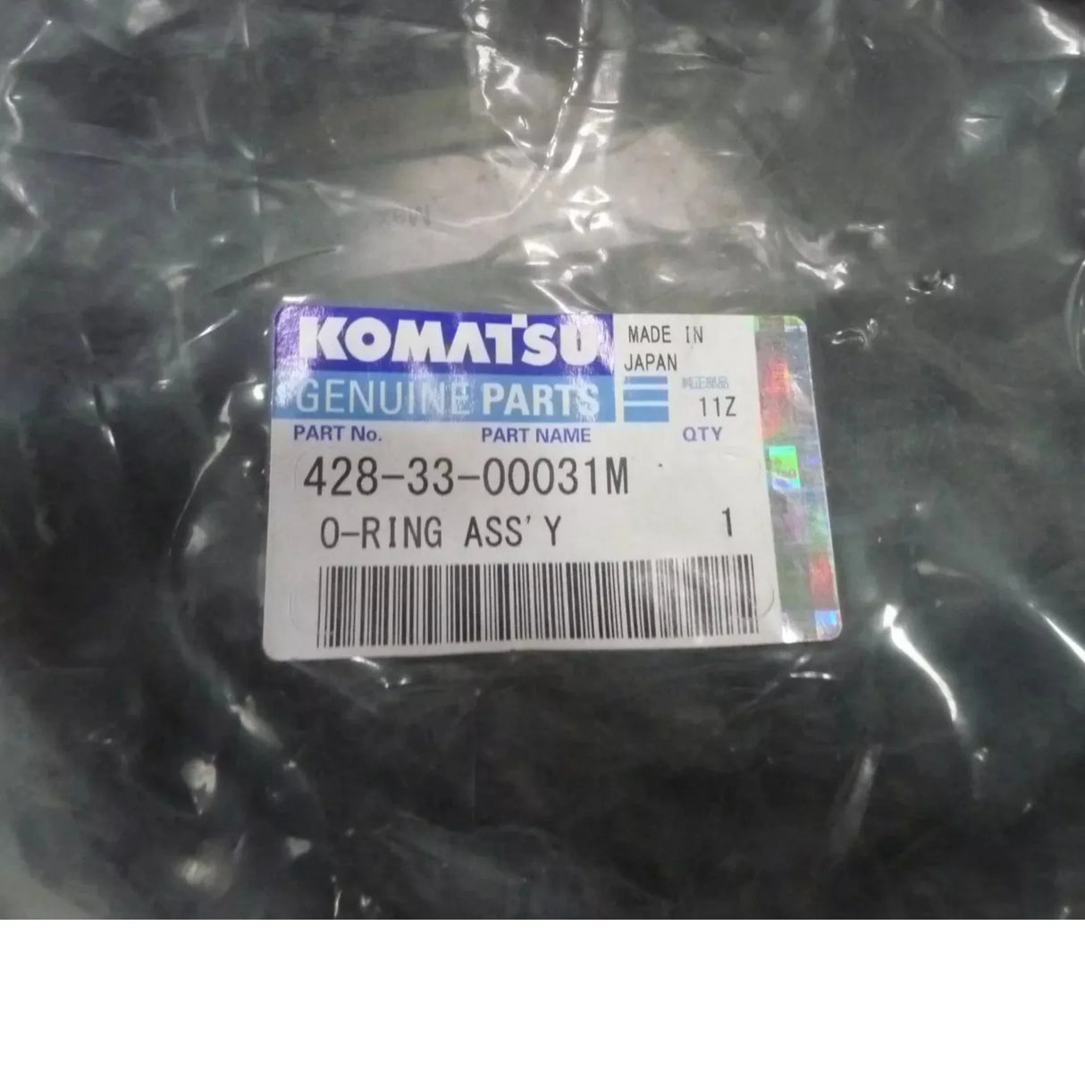 428-33-00031M Komatsu O-Ring Assembly - Truck To Trailer