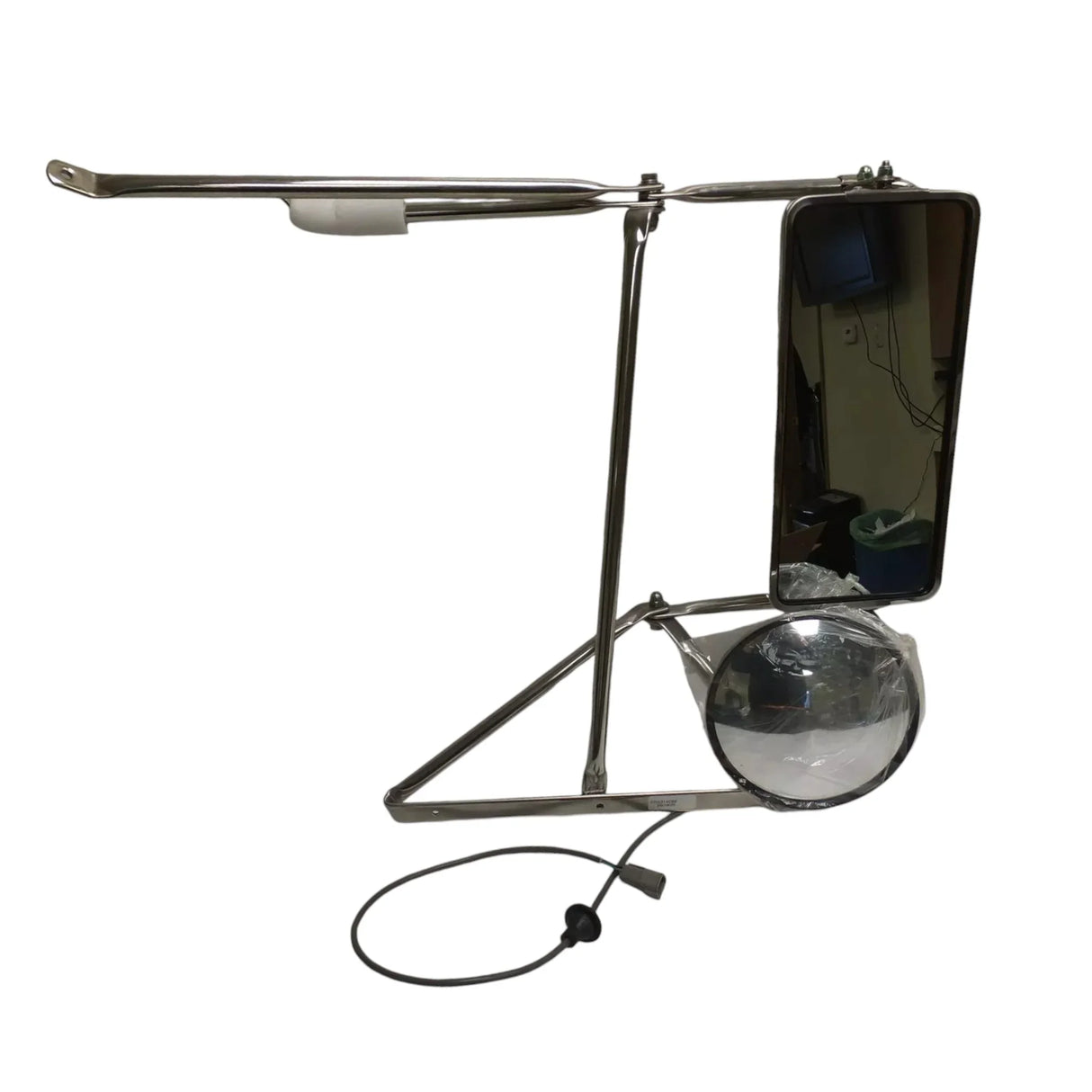 3755314C92 International Heated Lighted Real View Convex Head Mirror - Truck To Trailer