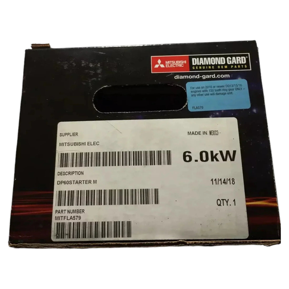 MITFLA579 Mitsubishi Starter Motor - Truck To Trailer