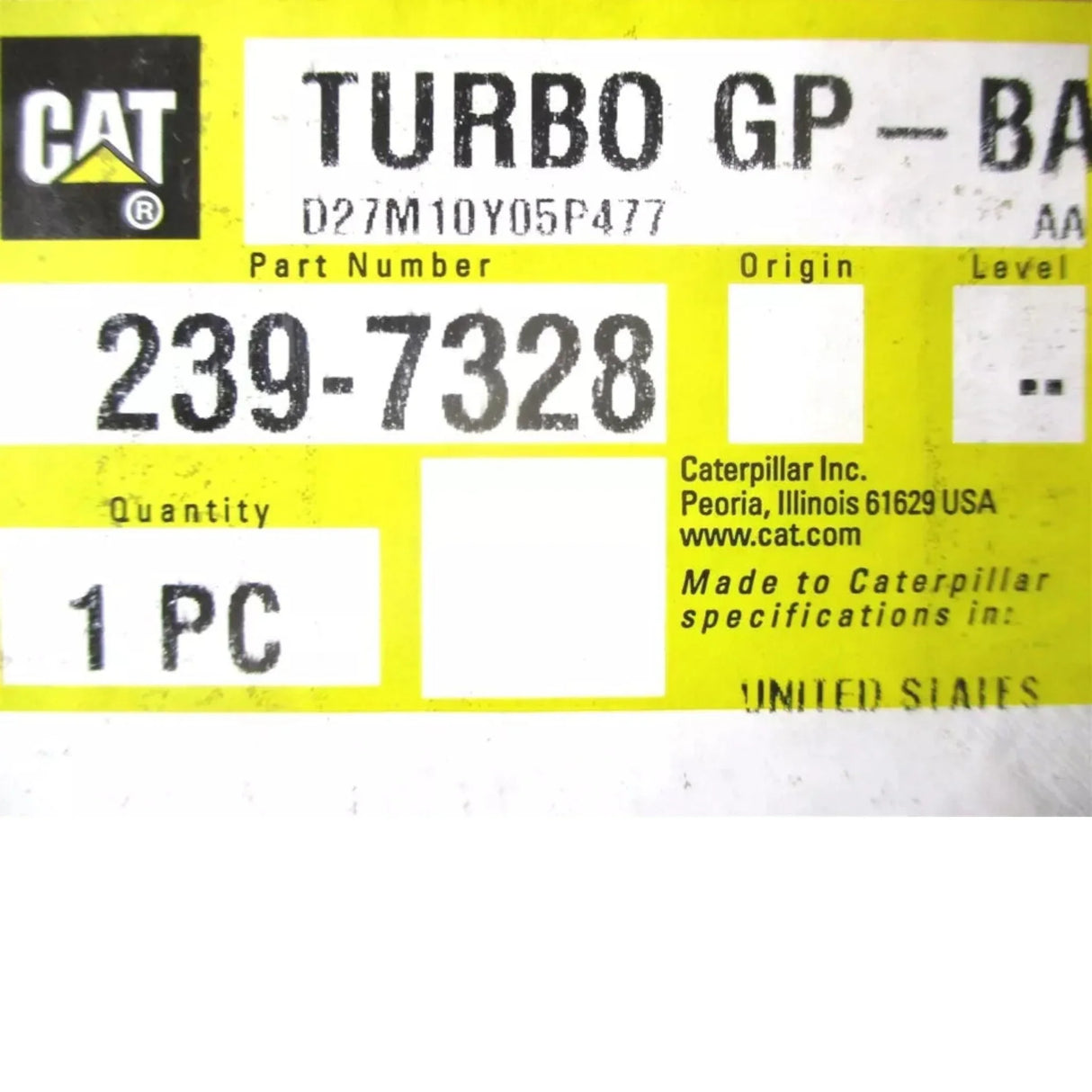 239-7328 Caterpillar Bus Turbocharger - Truck To Trailer