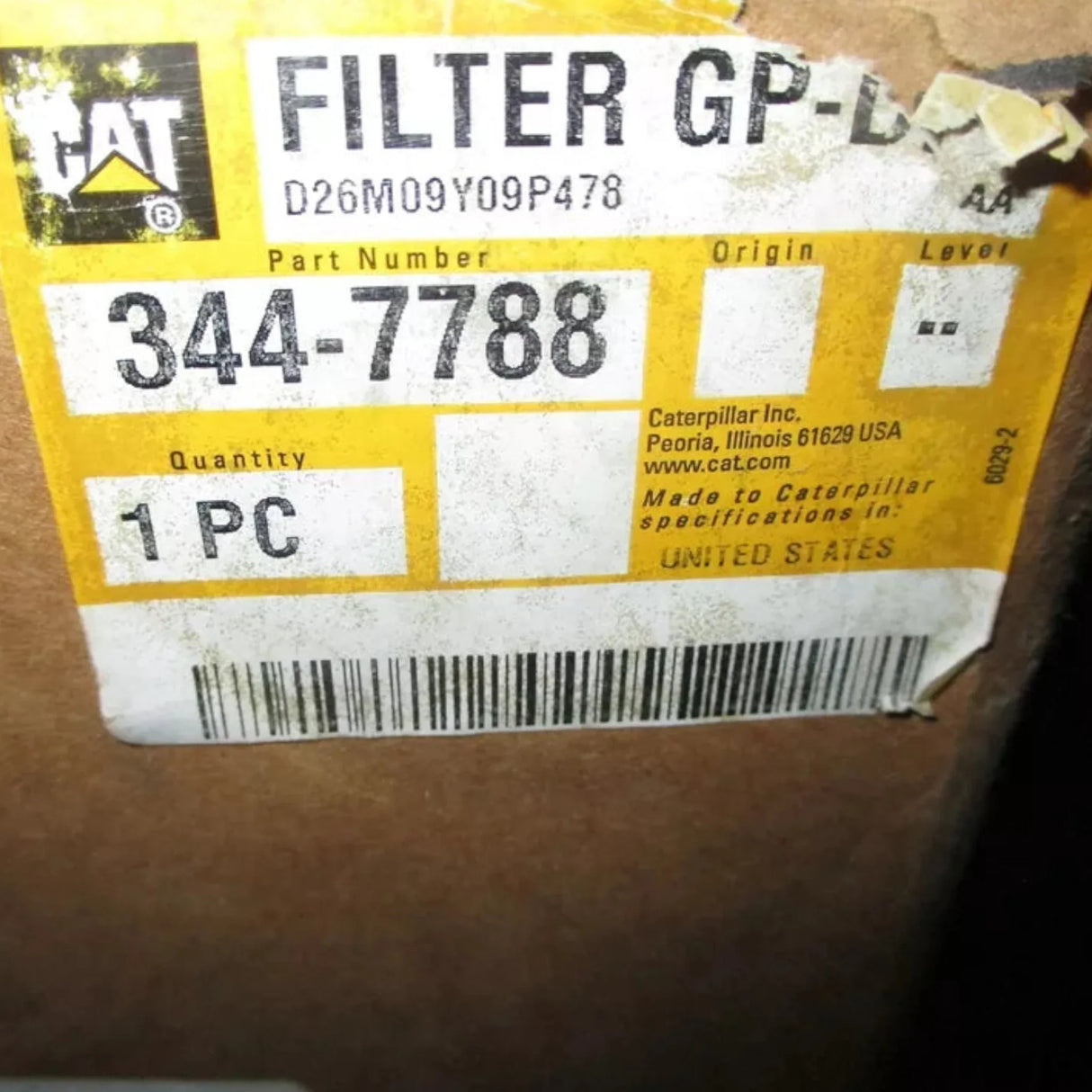 344-7788 Caterpillar DPF Diesel Particulate Filter C13 Engine - Truck To Trailer