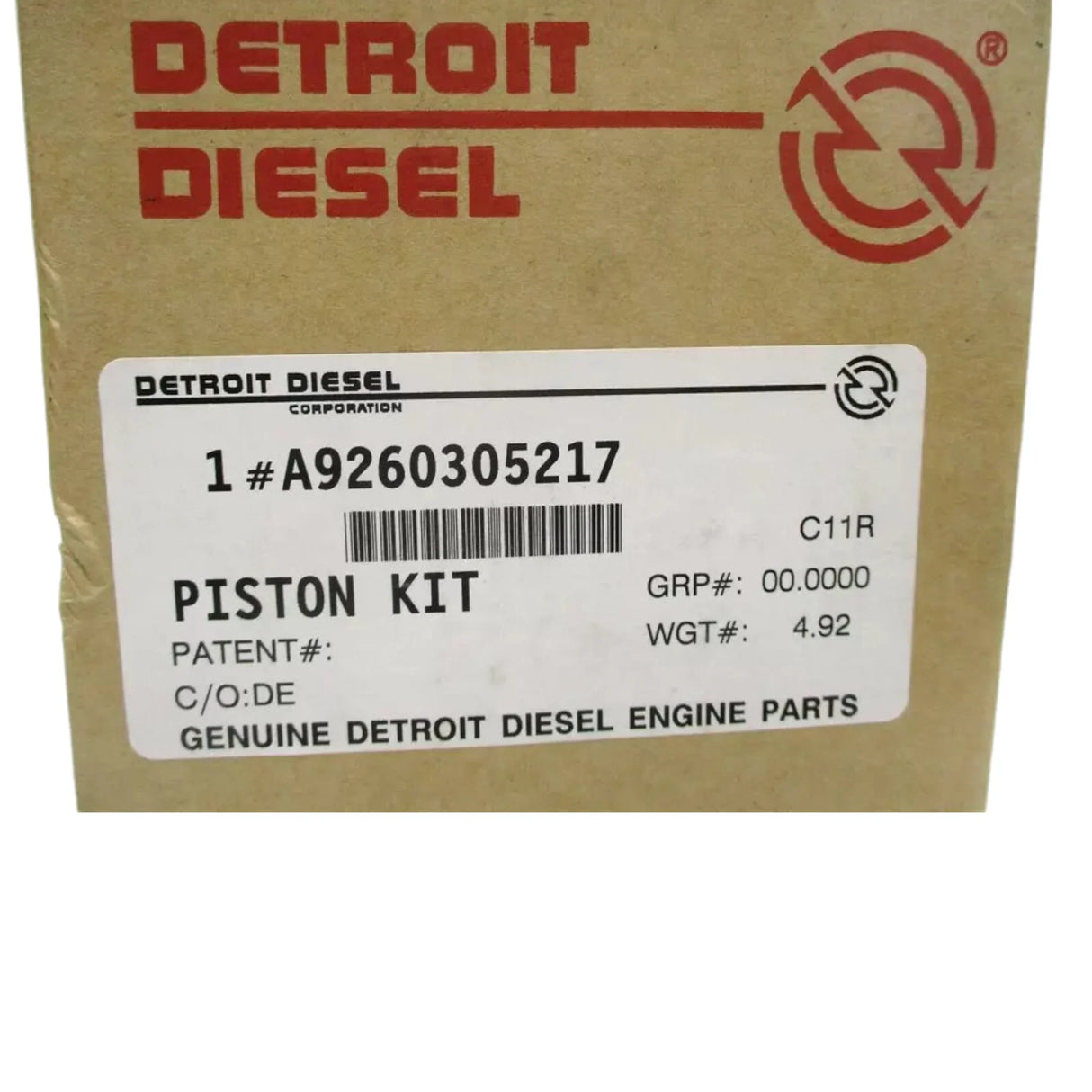 A9260305217 Detroit Diesel Piston Kit STD - Truck To Trailer
