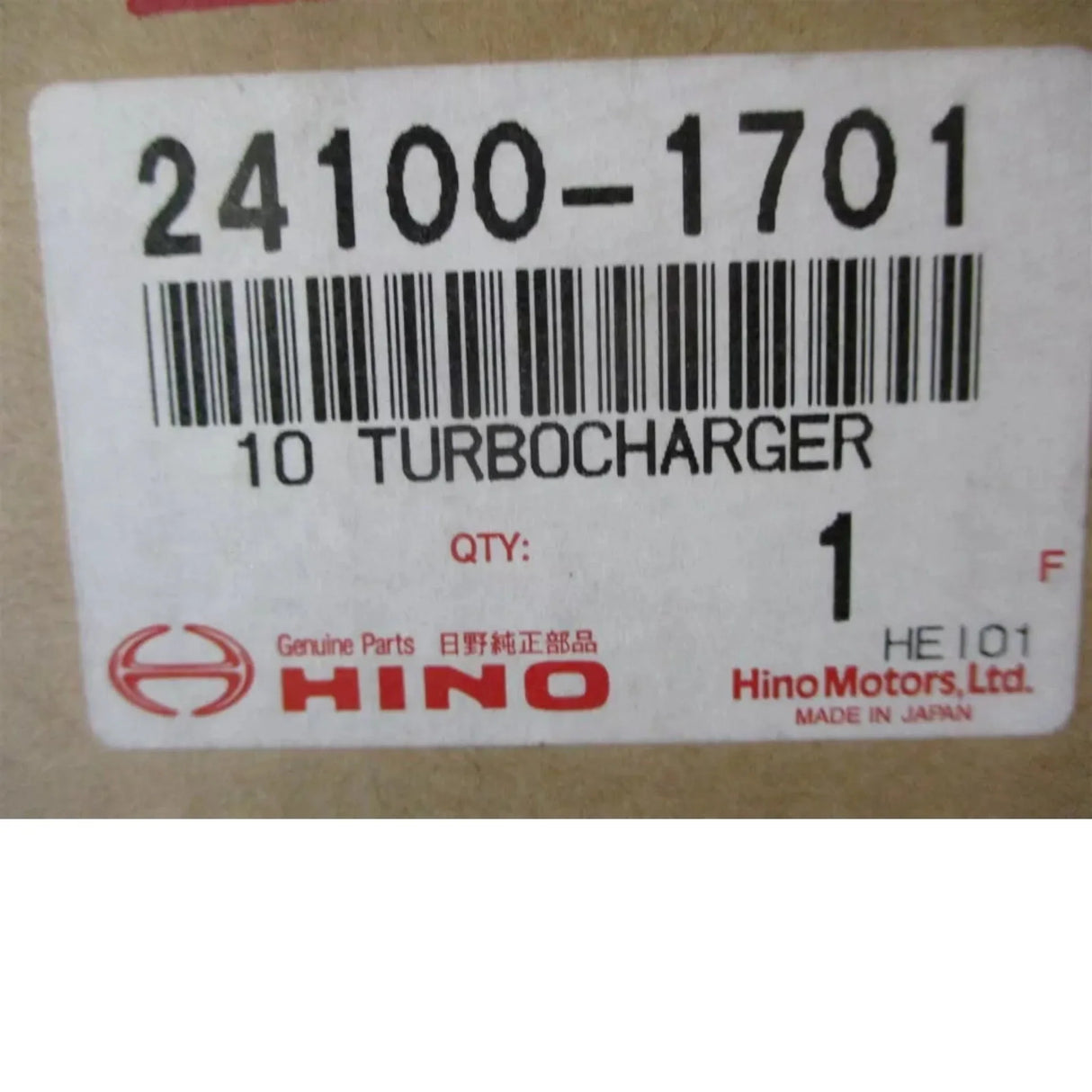 24100-1701 Hino Turbo Earth Moving - Truck To Trailer