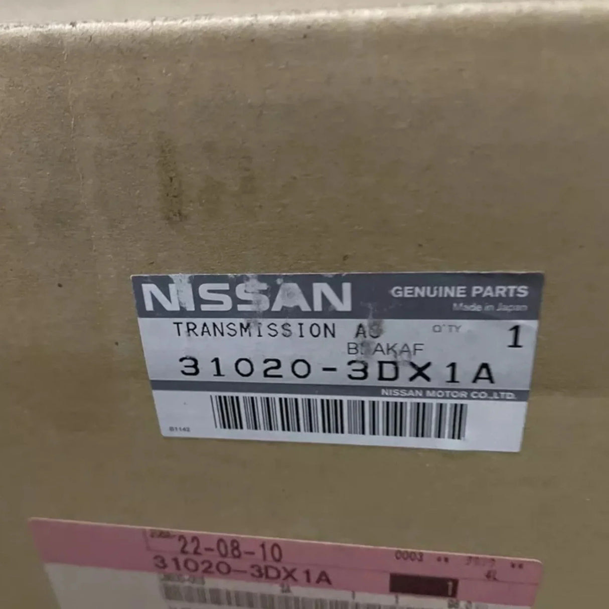 31020-3DX1A Nissan Transmission - Truck To Trailer